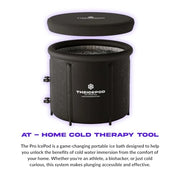 The Ice Pod Pro – Premium Cold Plunge Tub for Daily Recovery – Extra-Insulated Design with Thermal Lid – Built for Comfort, Performance & Durability - The Pod Company