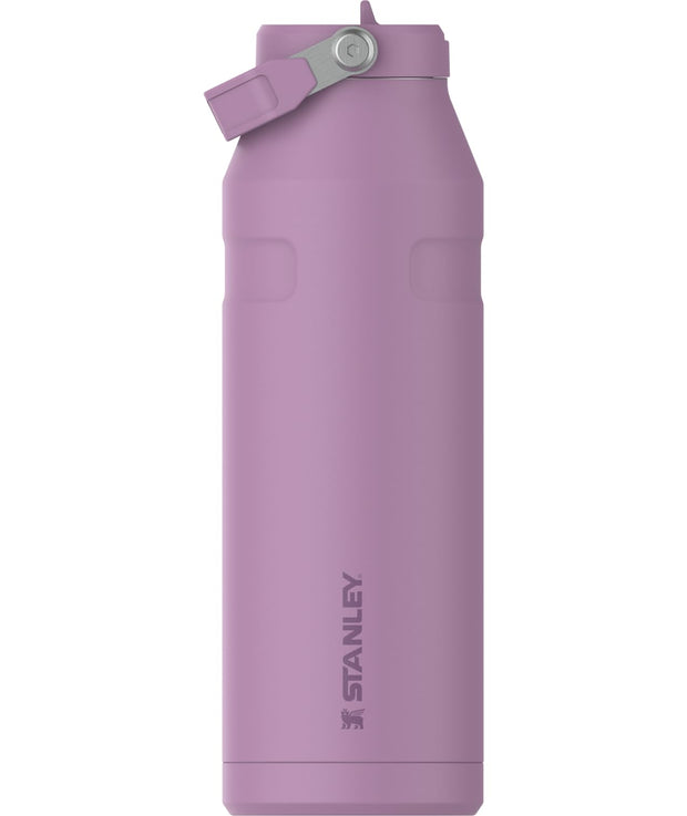 Stanley IceFlow Flip Straw 2.0 Water Bottle 24 oz | Built-In Straw for Travel and Sports | Lightweight and Leak Resistant | Insulated Stainless Steel | BPA-Free | Pink Mesa