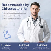 Neck Stretcher for Pain Relief, Adjustable Inflatable Cervical Traction Device, Neck Brace for Home Use, Supports Neck Decompression & Spine Alignment，Gifts for Women (Grey)