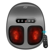 Snailax Foot Massager with Heat and Compression, Shiatsu Foot Massager for Neuropathy and Plantar Fasciitis, Deep Kneading, Rolling, Remote Control, Fits up to Size 14, Gifts