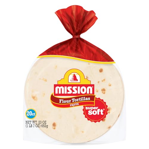 Mission Fajita Flour Tortillas, Small Size, 20 Count, Trans Fat Free