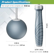 Weighted Cordless Jump Rope for Fitness - Silent Skipping Rope for Home Workouts, Adults & Beginners