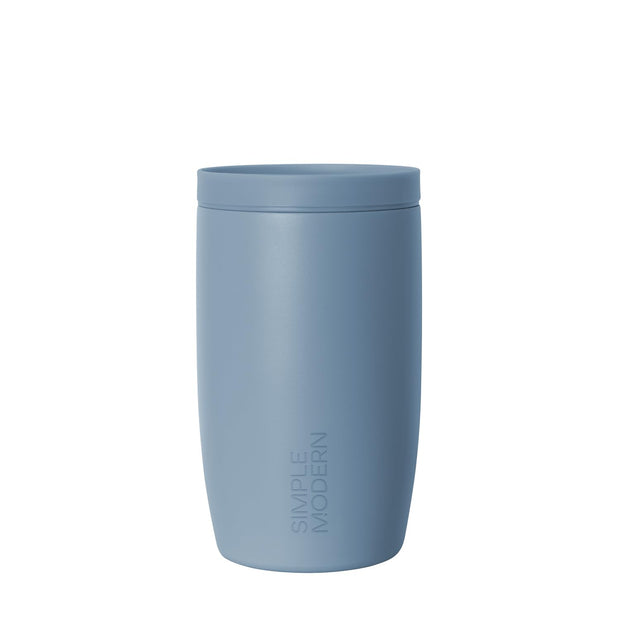 Simple Modern Travel Coffee Mug Tumbler with 360° Lid | Ceramic-Lined Insulated Stainless Steel Cold Brew Iced Coffee Cup | Gifts for Women Men Her Him | Voyager Signature | 16oz | Sea Glass Sage