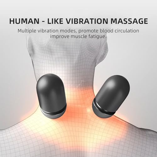 Pillow Traction Massager 2025 New for Neck Hump - 3-in-1 Cervical Neck Pillow with Heat Therapy, Memory Foam for Neck Pain Relief, Ergonomic Massager for Shoulder Back (Gray)