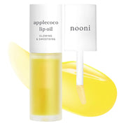 NOONI Korean Hydrating Lip Oil - Appleberry | Long-Lasting, Moisturizing, Plumping, Revitalizing for Dry Lips, Waterproof, No Peel Off, Hydrating, Nourishing Crystal Clear, 0.12 FL Oz