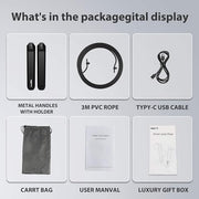 Jump Rope With Counter and App - Tangle-Free Rapid Speed Skipping Rope for Fitness, Home Exercise, Workout - Gifts for Adults, Women, Men, Kids