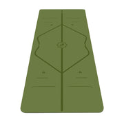 Liforme Original Yoga Mat – Free Yoga Bag Included - Patented Alignment System, Warrior-like Grip, Non-slip, Eco-friendly, sweat-resistant, long, wide, 4.2mm thick mat for comfort