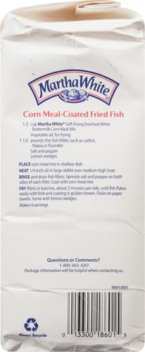 Martha White Buttermilk White Corn Meal Mix, 5 Lb
