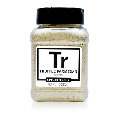 Spiceology – Truffle Parmesan Salt & Seasoning – Gourmet Blend of Black Truffle, Parmesan Cheese, Garlic & Herbs – Ideal for Fries, Popcorn, Potatoes, Pasta & More – 11 oz