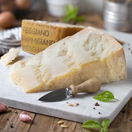Parmigiano Reggiano DOP 18 months 2.2 lb (1kg) - The Only Parmesan - EMILIA FOOD LOVE Selected with love in Italy