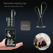 Speed Jump Rope - Tangle-Free Foldable Grip Skipping Rope for Fitness, Boxing & Cardio - Durable PVC Cable for Men Women