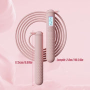 Skipping Rope with Counter (Gravity Ball with/without Rope), Cordless Jump Rope Smart Skipping Rope (Black)