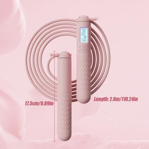 Skipping Rope with Counter (Gravity Ball with/without Rope), Cordless Jump Rope Smart Skipping Rope (Black)