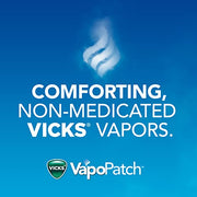 Vicks VapoPatch, Wearable Mess-Free Aroma Patch, Soothing & Comforting Non-Medicated Vicks Vapors, For Adults & Children Ages 6+, 5ct (2 pack)