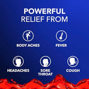 Vicks DayQuil & NyQuil Intense Flu Liquid, Value Pack, Over-The-Counter, Multi-Symptom, Powerful Relief for Body Aches, Fever, Headache, Sore Throat, and Cough, 6 Hour Relief, Cherry Flavor, 12 FL OZ
