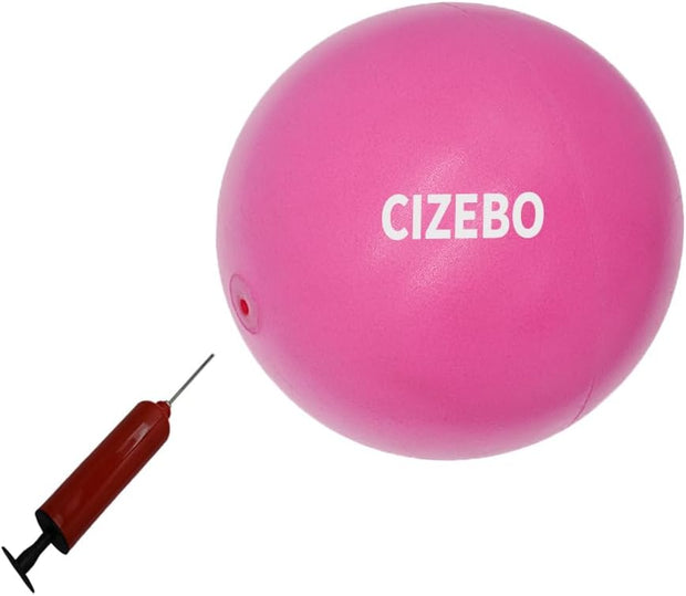 Small Exercise Ball for Between Knees, 6 inch Pilates Ball with Pump, Mini Yoga Core Ball Physical Therapy