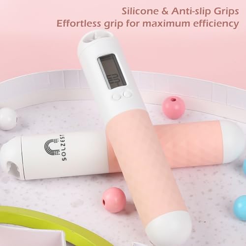 Jump Rope with Counter | Durable PVC Adjustable Skipping Rope | LED Digital Display Skipping Rope | Lightweight Smart Rope for Gym, Home, Indoor, Outdoor and CrossFit for Men and Women