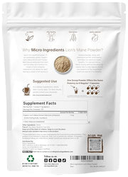 Micro Ingredients Organic Lion’s Mane Mushroom Powder, 8oz | Pure Fruiting Body Superfood | Supports Brain, Focus, Energy & Immune Health | Great for Smoothies & Coffee | Filler Free, Vegan, Non-GMO