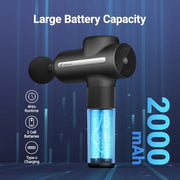 MERACH Massage Gun Deep Tissues, Percussion Massager Tools with 6 Massage Heads, Portable Hand Held Muscle Massagers for Pain Relief Deep Tissue, Cool Gifts for Men and Women