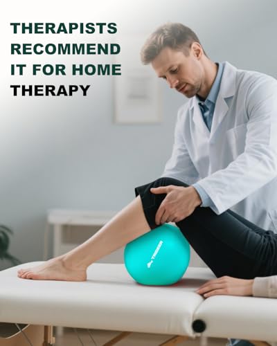 Trideer Pilates Ball 9 Inch, Small Exercise Ball with Exercise Guide for Yoga, Core Training, Physical Therapy, Balance, Stability, Stretching