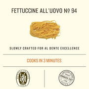 Rummo Fettuccine Pasta N.94 - Fettuccine Pasta Noodles, Dry Pasta, Curly Noodles, Egg Noodles, Italian Pasta - 8.82 Ounce (Pack of 1)