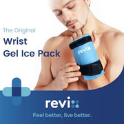 REVIX Wrist Ice Pack Wrap for Carpal Tunnel, Reusable Gel Ice Pack for Hand Relaxation, Cold Compress, Enhancing Comfort and Soothing Fatigue, 1Pack