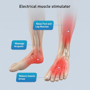 TENS & PMS,Transcutaneous Electronic Nerve Stimulator, EMS Foot Massage for Muscle Relaxation, LCD Display Screen