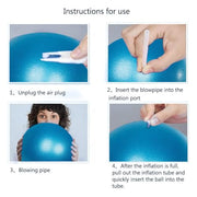 Small Pilates Ball 9 Inch Small Exercise Ball Mini Workout Yoga Balls for Gym Yoga, Core Training, Fitness, Workout, Stability, Improves Balance