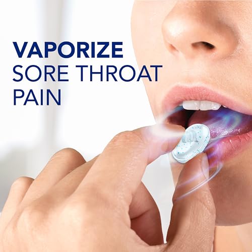 Vicks VapoCool Severe Sore Throat Drops, Max Strength Menthol, Soothes Sore Throat Pain, Winterfrost Flavor, 225ct (5-pack of 45ct)