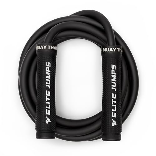 Muay Thai 3.0 Weighted Jump Rope for Men & Women - Professionally Designed for High-Intensity Training | MMA & Fitness - Full Body Workout Weighted Rope