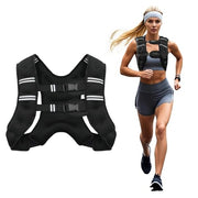 Weighted Vest, 6lb/8lb/12lb/16lb/20lb/25lb/30lb Weight Vest for Men Women, Body Weight Vests Adjustable with Reflective Stripe for Strength Training, Running, Training Workout, Jogging, Walking