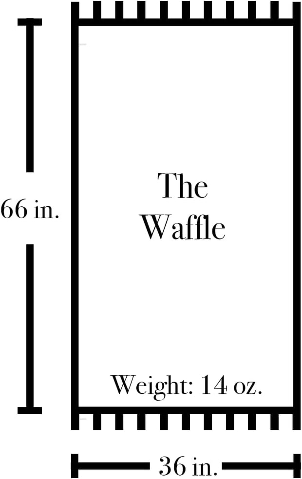 Teema Large Turkish Beach Towel - 100% Turkish Cotton - Sand Free - Fast Drying - Versatile and Multi-Use - The Waffle Weave (Ice)