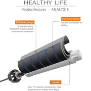 Skipping Rope with Ball Bearings Rapid Speed Adjustable Jump Rope Cable and 6” Memory Foam Handles Ideal for Aerobic Exercise Like Speed Training, Extreme Jumping, Endurance Training and Gym