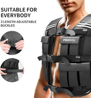 PROIRON Weighted Vest Men 22LB/44LB Adjustable Tactical Weight Vest for Walking Men Strength Training Weight Vests Running Workout