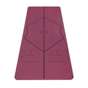 Liforme Original Yoga Mat – Free Yoga Bag Included - Patented Alignment System, Warrior-like Grip, Non-slip, Eco-friendly, sweat-resistant, long, wide, 4.2mm thick mat for comfort
