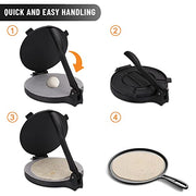 Tortillada – Premium Tortilla Press Cast Iron with Recipes E-Book (12 Inch)