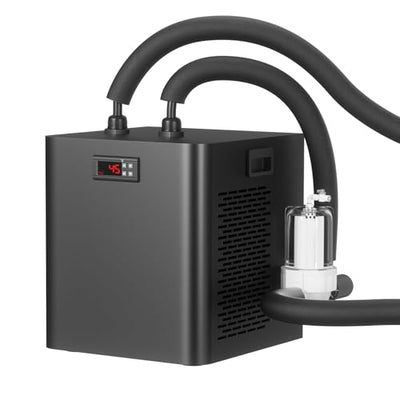 1/3HP Ice Bath Chiller for Cold Plunge Tub,Button-Controlled Water Chiller with External Filter & Submersible Pump,Cold Plunge Chiller for Home or Gym Recovery