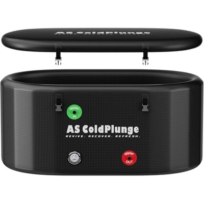 XXL Ice Bath Tub for Cold Plunge, 216 Gal Cold Plunge Tub with Insulated Lid, Inflatable PVC Ice Pod Plunge Barrel, Easy Chiller Connection, Cold Therapy Recovery, Indoor Outdoor Use