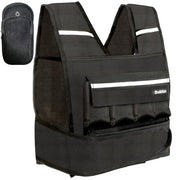 Weighted Vest for Men and Women, 2-18lb Vest with 16 Ironsand Weights for Home Workouts, Adjustable Body Weight Vest Exercise Set for Strength Training, running, walking, Cardio