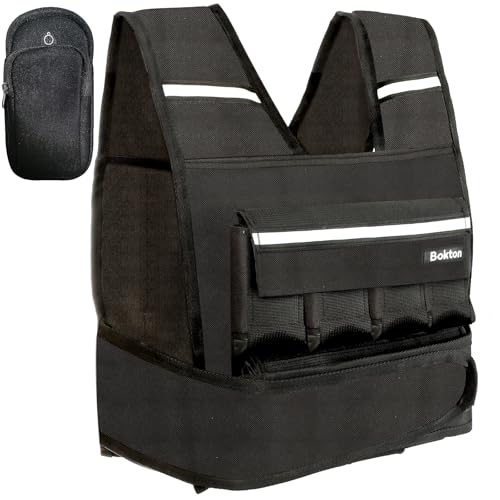 Weighted Vest for Men and Women, 2-18lb Vest with 16 Ironsand Weights for Home Workouts, Adjustable Body Weight Vest Exercise Set for Strength Training, running, walking, Cardio