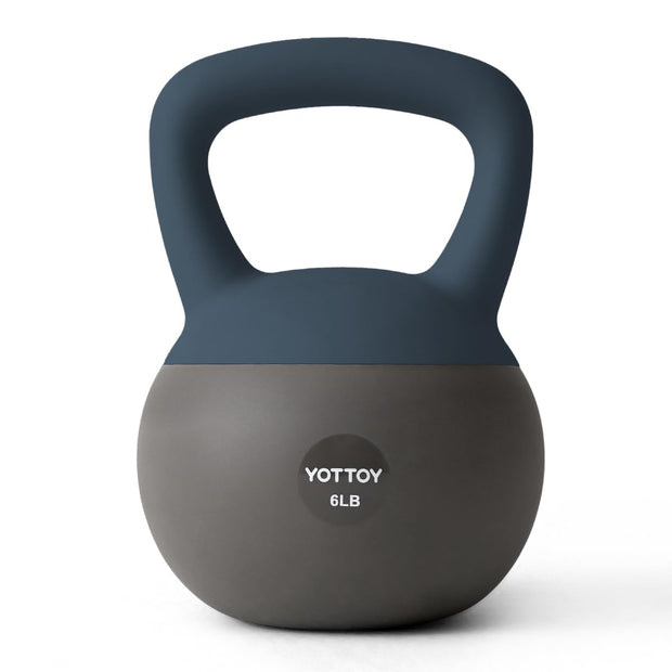 YOTTOY Soft Kettlebell, Set for Strength Training Kettlebells & Home Workouts, Soft-Sided Cushioned Base, Wide-Handle - Ideal for Men, Women, & Beginners