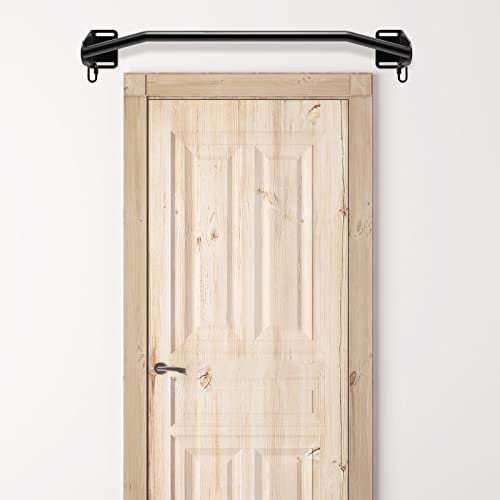 SELEWARE Heavy Duty Welded Pull Up Bar, Versatile Doorway Wall Mount, Joist Mounted, and Ceiling Mounted Chin Up Bars, Thick Metal Sturdy Construction for Full Body Workouts Support 500 lbs