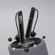 Jump Rope - Jump Rope for Men, Weighted Jump Rope, Jump Rope for Women, Adjustable Length, Smart App, LCD Counter, Durable PVC, 2-in-1 Ropeless & Traditional Modes for Home, Gym, Office, Outdoor Use