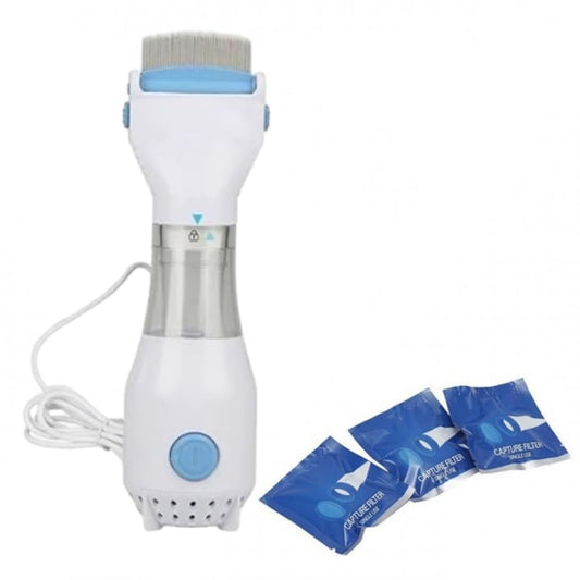 Electric Lice Vacuum Comb for Hair Treatment and Removal - Hair Cleaner (UK, 1PCS)