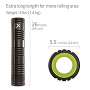 TRIGGERPOINT Performance Therapy Grid Patented Multi-Density Foam Massage Roller Exercise, Deep Tissue&Muscle Recovery Relieves Muscle Pain & Tightness, Improves Mobility & Circulation
