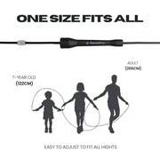 Speed Jump Rope by Dayan Kolev, 5mm PVC Skipping Rope, Great for Beginners and Advanced Athlets, Designed for Fitness, Cardio, Boxing & CrossFit, Adjustable length with Unbreakable Handles