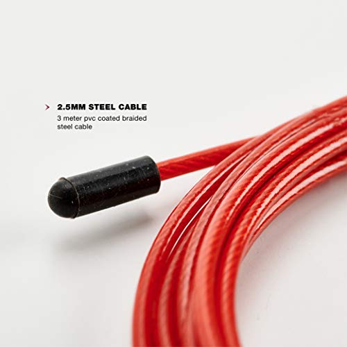 PICSIL - Professional Crosstraining Jump Rope | Double Bearings for Greater Speed | Adjustable and Ergonomic | Ideal for Fitness, Boxing, MMA | Unisex Jump Rope | ABS Material