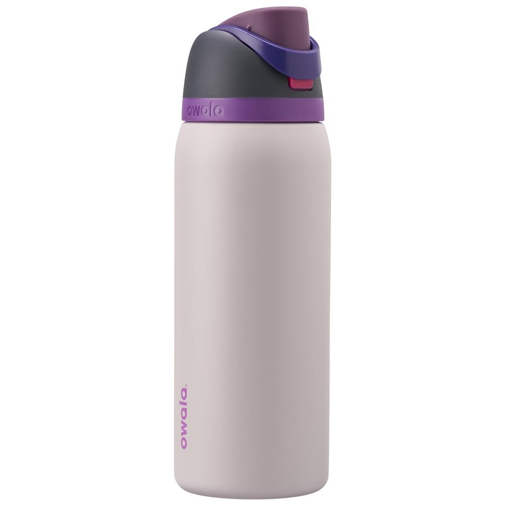 Owala FreeSip Insulated Stainless Steel Water Bottle with Straw, BPA-Free Sports Water Bottle, Great for Travel, 24 Oz, Camo Cool
