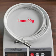 Skipping Rope Spare Replacement Cable for Crosstraining, Fitness and Boxing by MOGOLD | PVC, steel 8mm diameter Orange| For Regular Training | Compatible with other brands.