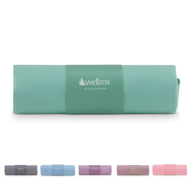 Microfiber Yoga Hand Towel – Super Soft, Quick-Dry, Non Slip Yoga Towel for Hot Pilates, Gym & Workouts (26.5" x 16", Rose)